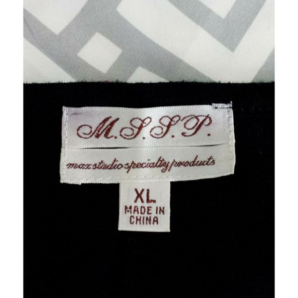 MSSP Max Flowing Striped Blouse Loose Fit Top XL - Picture 5 of 6